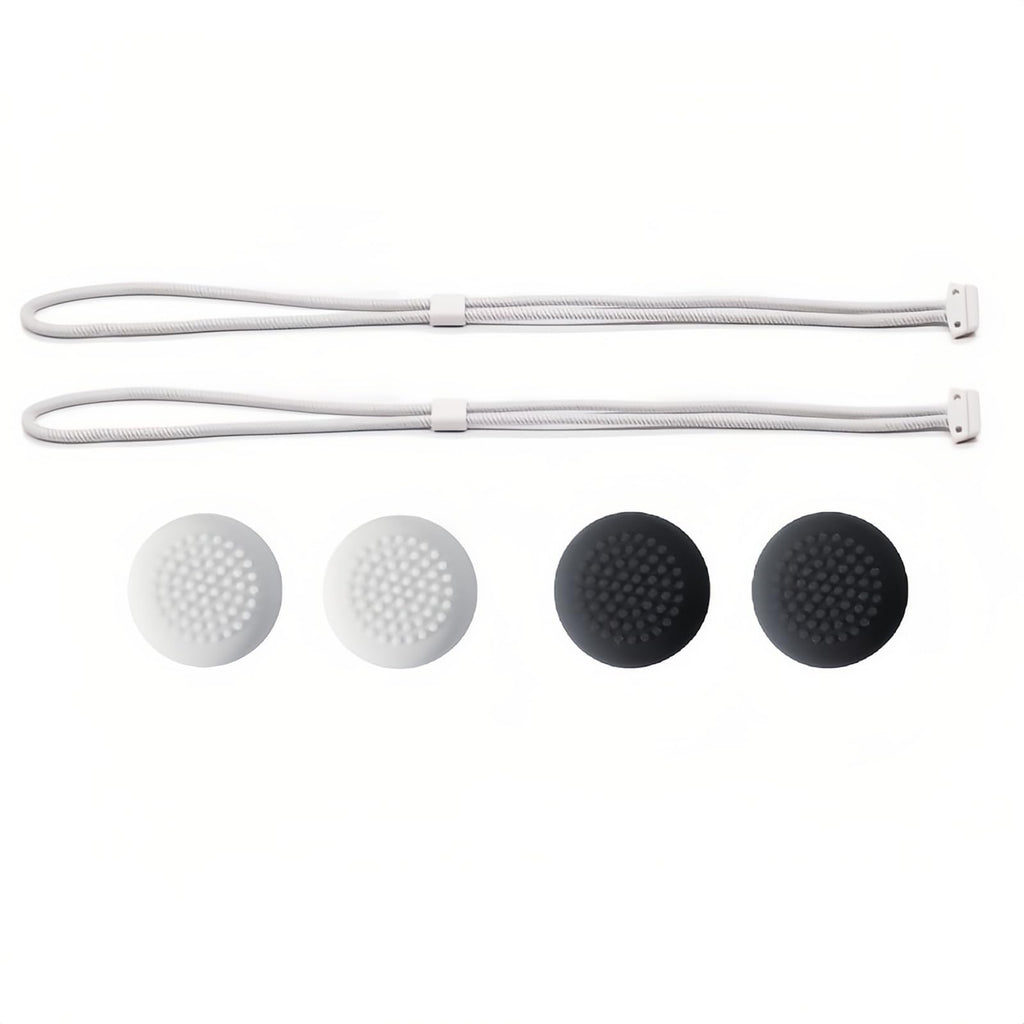 2 PCS Replacement Hand Straps with 2 Pair Thumb Grip Caps E2290