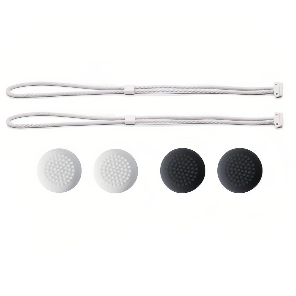 2 PCS Replacement Hand Straps with 2 Pair Thumb Grip Caps E2290