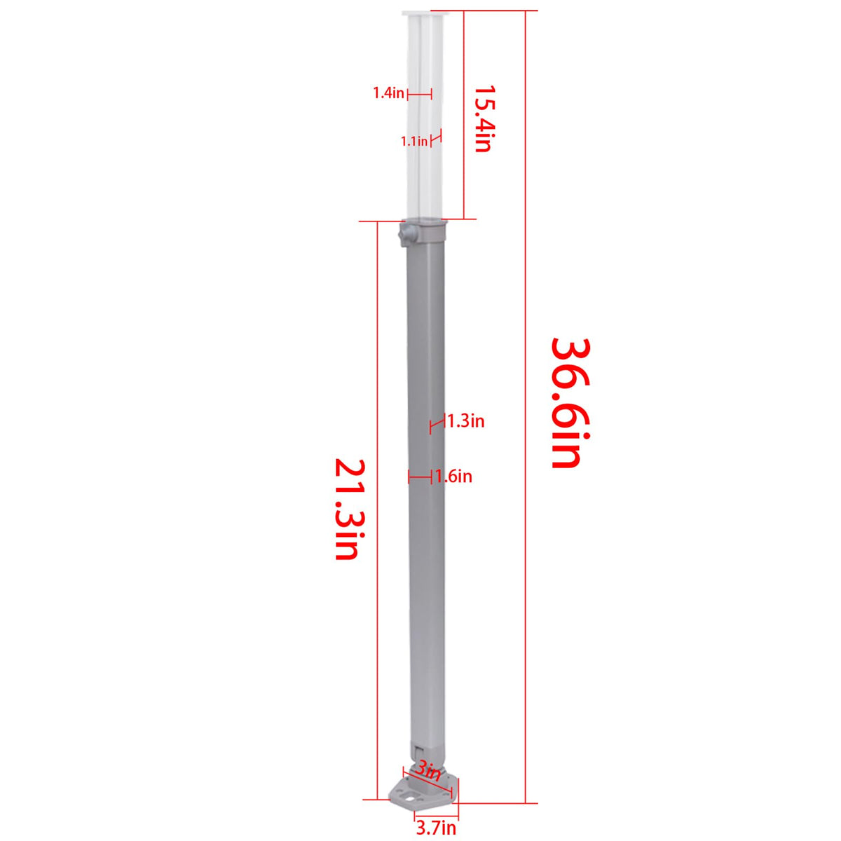 Adjustable Aluminum Alloy Folding Telescoping RV Table Legs V31623