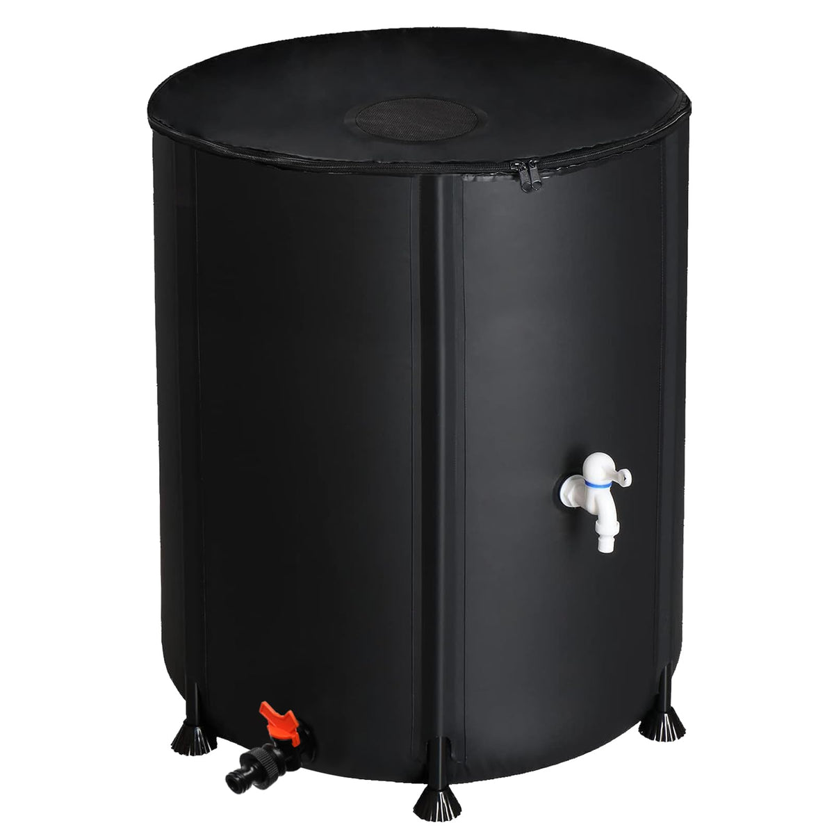 Collapsible 50 Gallon Rain Barrel with Spigot I145087