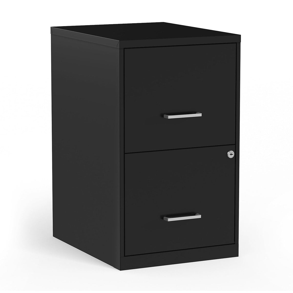 Black 2-Drawer Letter Size File Cabinet N9362