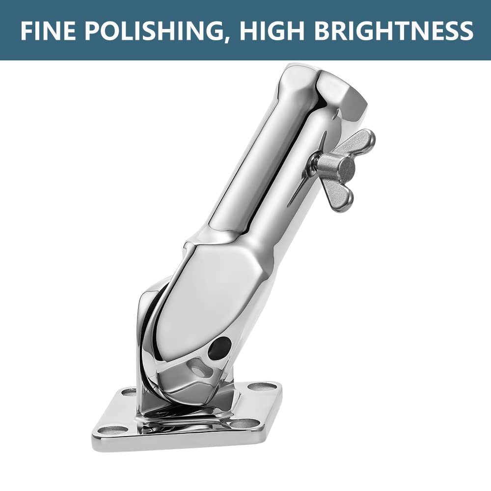 Flag Pole Holder 304 Stainless Steel 180 Degree M42628
