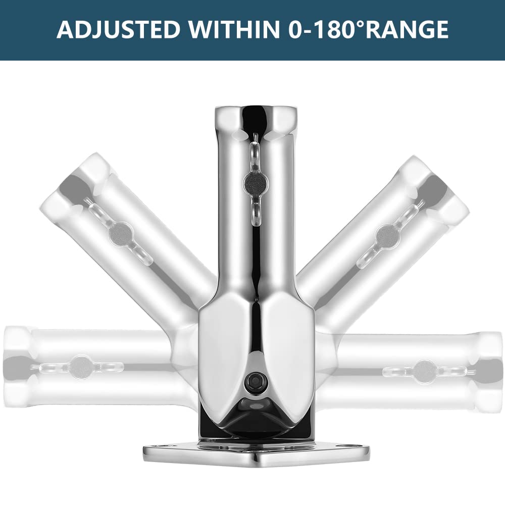 Flag Pole Holder 304 Stainless Steel 180 Degree M42628