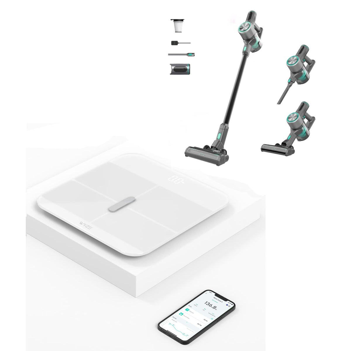 Smart Scale & Cordless Vacuum M61922