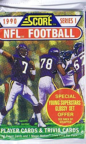 NFL Football Trading Cards Wax Pack G996541