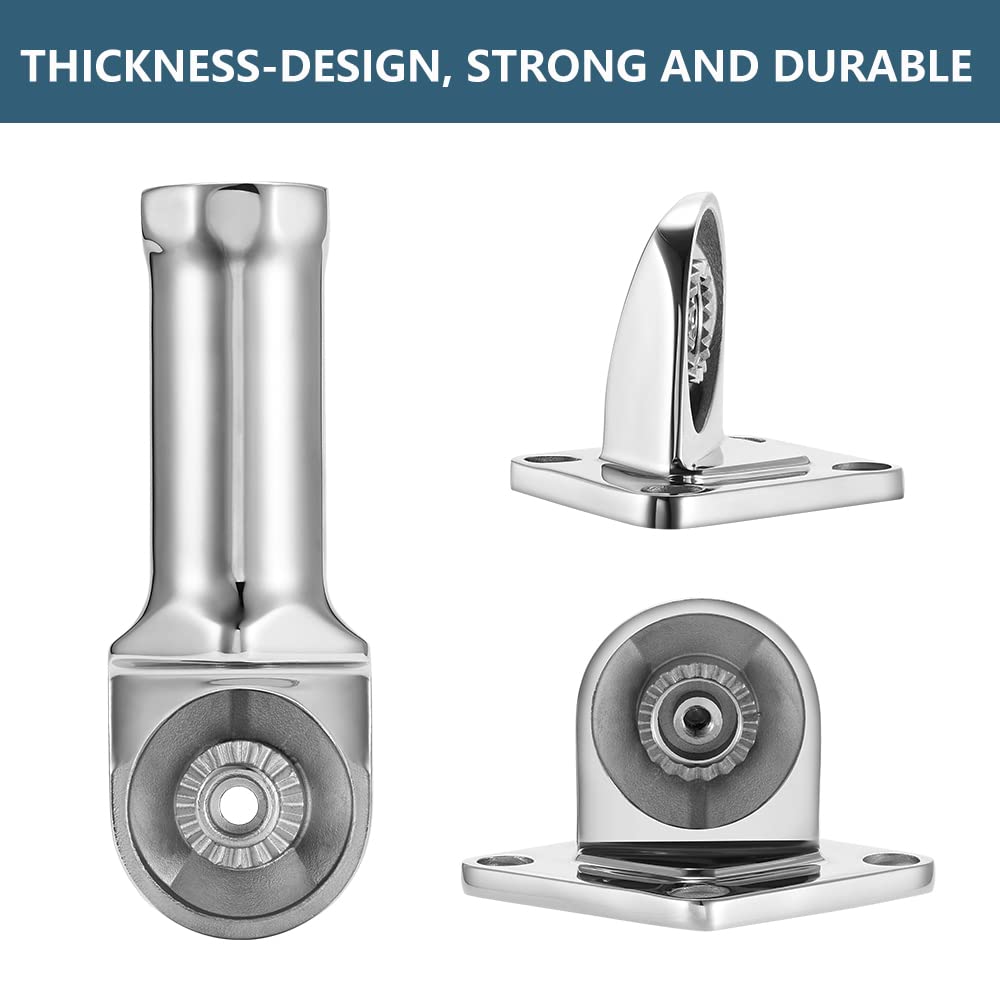 Flag Pole Holder 304 Stainless Steel 180 Degree M42628