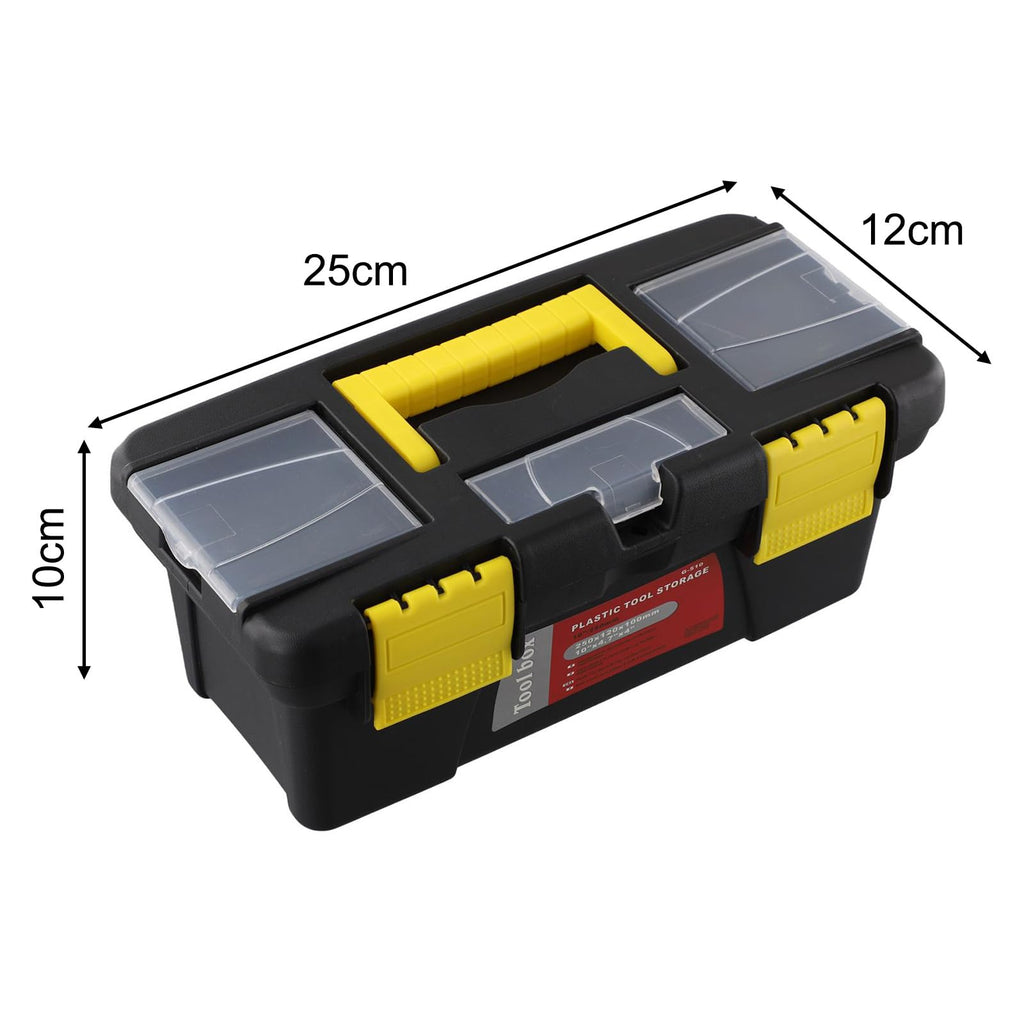 10-Inch Plastic Tool Box with Removable Tray N22645
