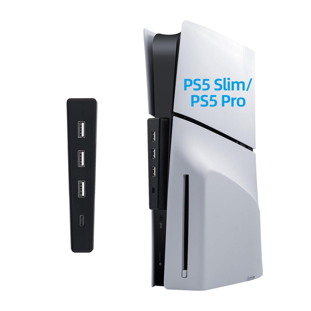 Black 4 Ports USB 2.0 Hub P6117