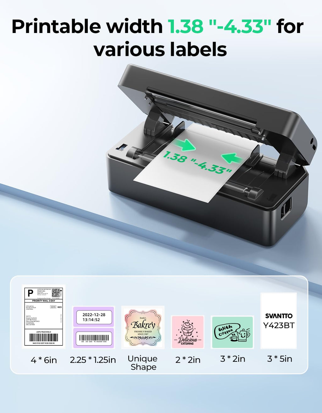 Bluetooth Thermal Label Printer R787