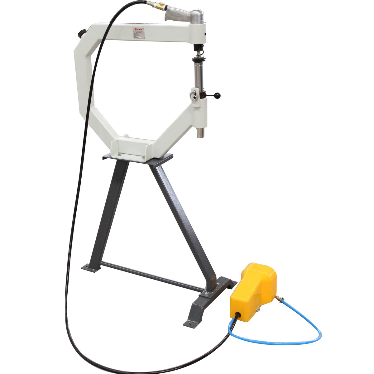 19.6" Throat Pneumatic Planishing Hammer with Steel Frame Stand & Foot Pedal B758506