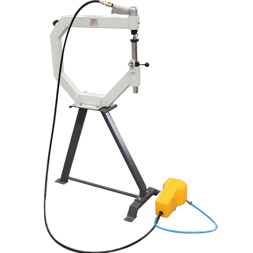 19.6" Throat Pneumatic Planishing Hammer with Steel Frame Stand & Foot Pedal B758506