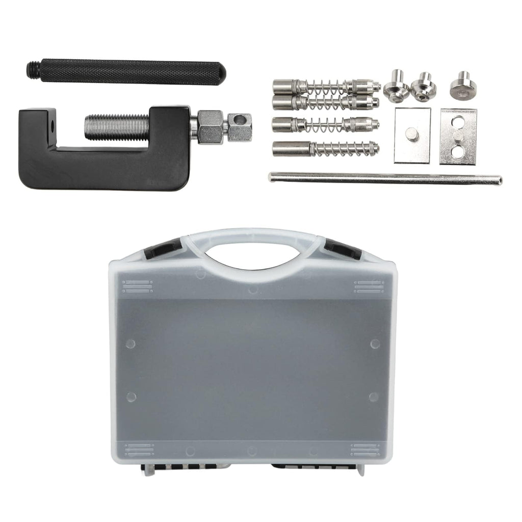12 Pcs Motorcycle Chain Breaker Riveting Tool Set with Storage Box B92521