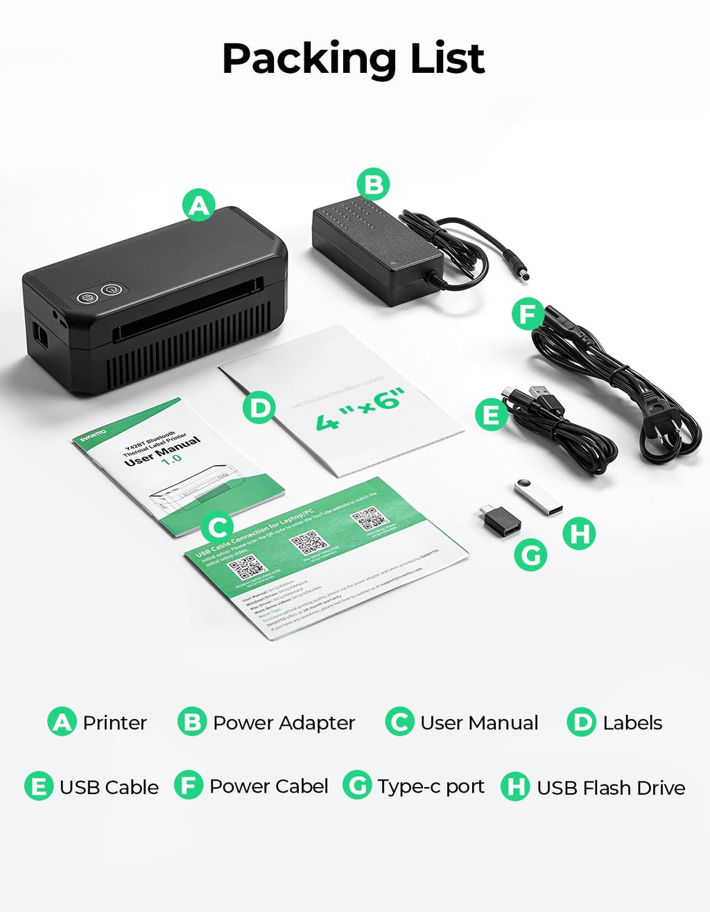 Bluetooth Thermal Label Printer R787