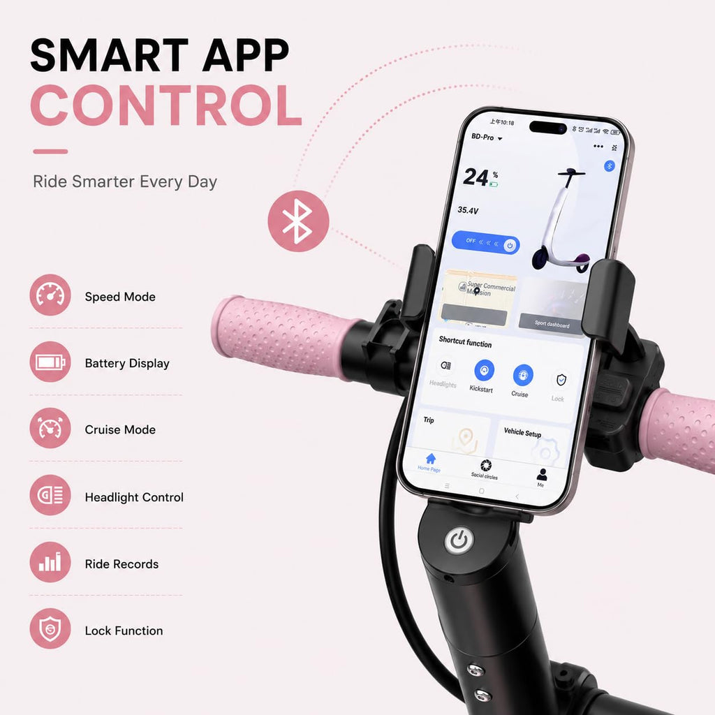 350W/500W Electric Scooter with Seat, Dual Suspension K382