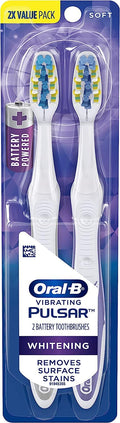 Battery Electric Toothbrushes 2 Count Soft F70104