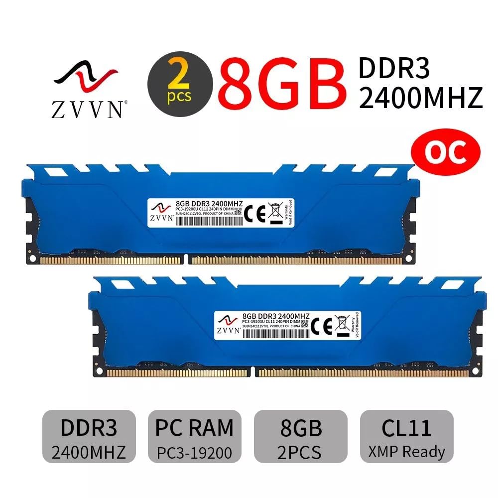 16GB DDR3 2400MHz 240Pin DIMM Desktop Memory Z303