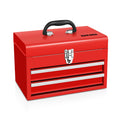 14 Inch Steel Portable Tool Box 2 Drawer R609439