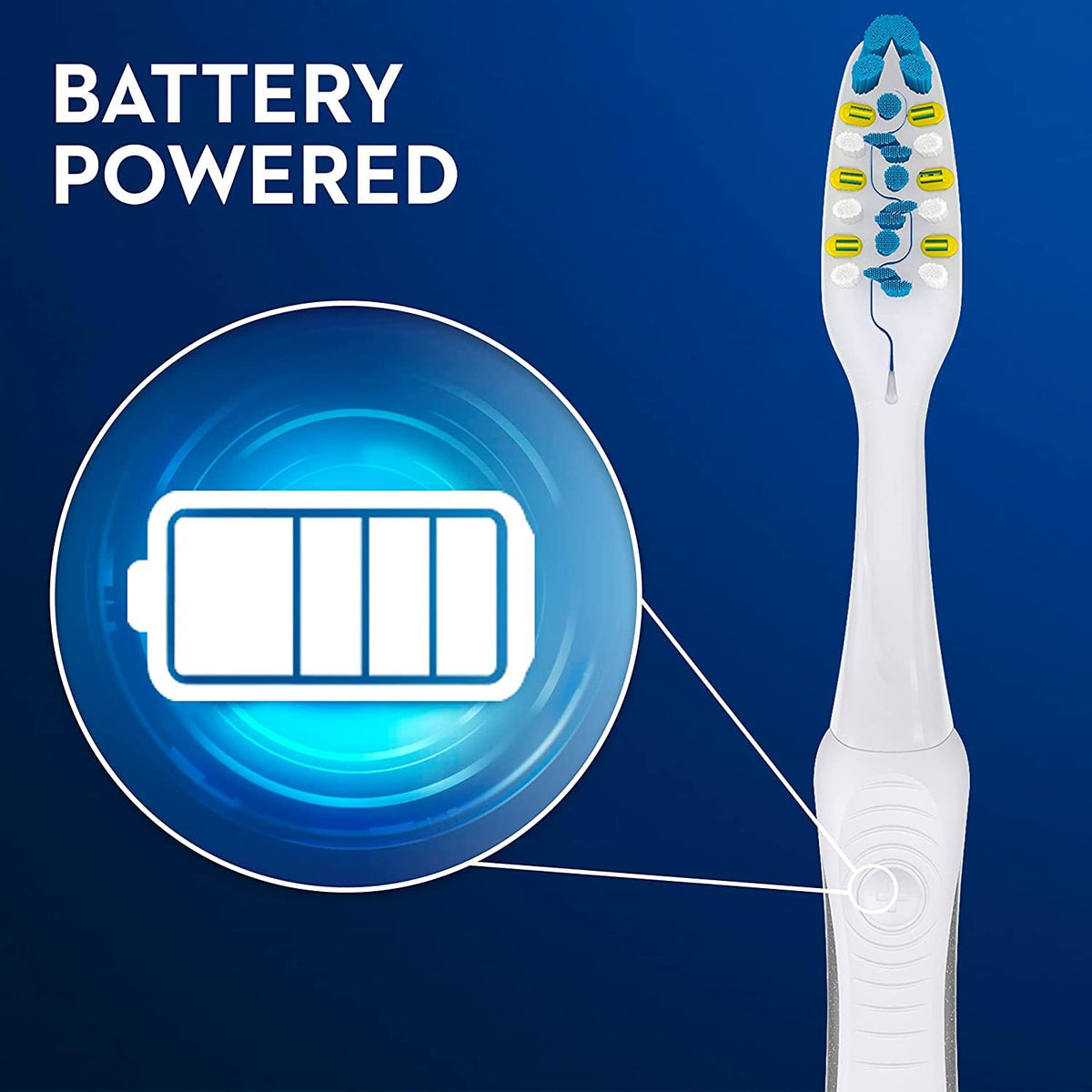 Battery Electric Toothbrushes 2 Count Soft F70104