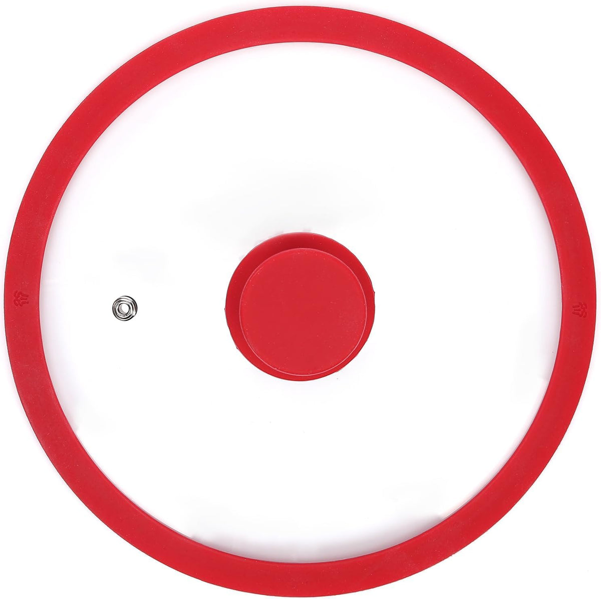 Vented Tempered Glass Cookware Lid Red 1 Pack K349