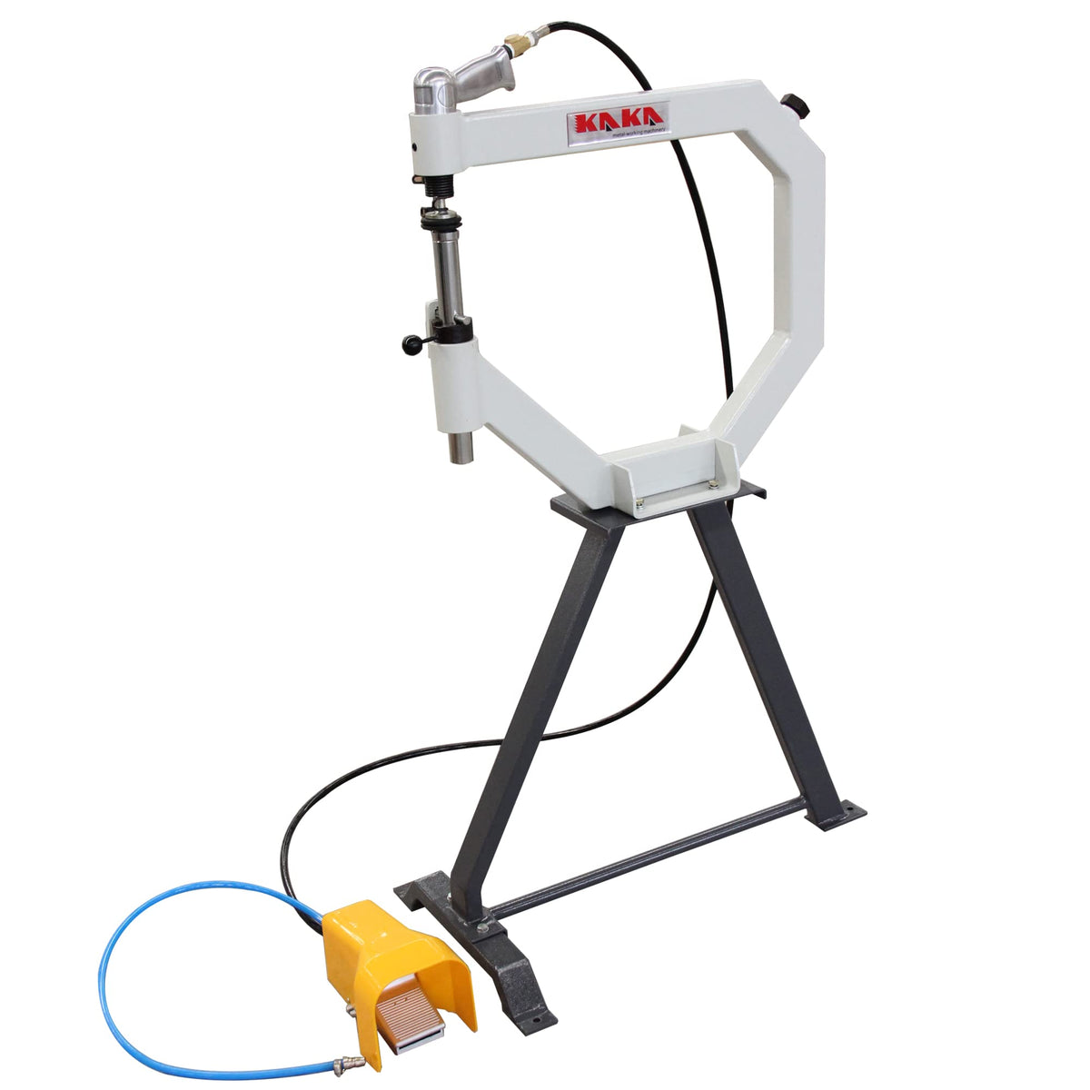 19.6" Throat Pneumatic Planishing Hammer with Steel Frame Stand & Foot Pedal B758506