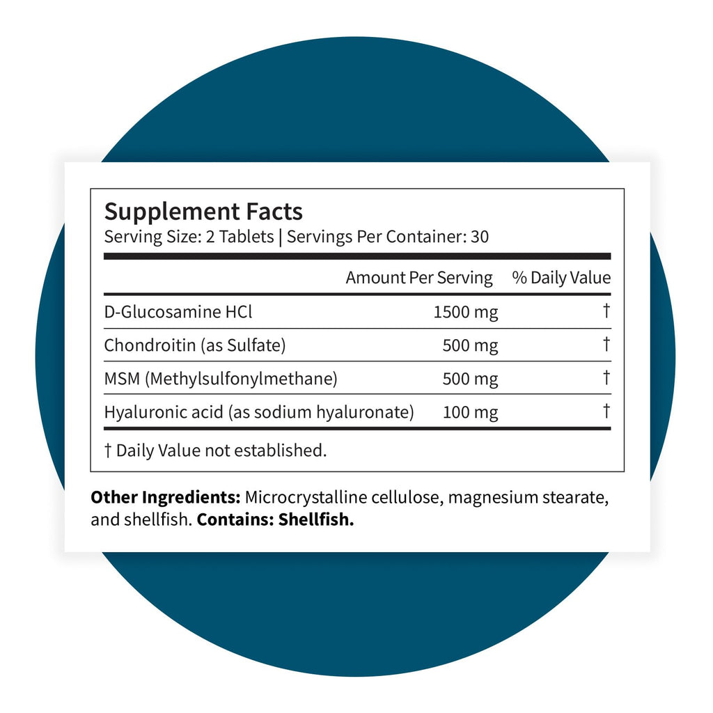Glucosamine Chondroitin Complex 60 Tablets X5761