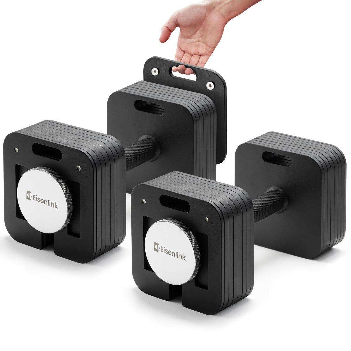 Adjustable Dumbbell Set 10-50lb D3882