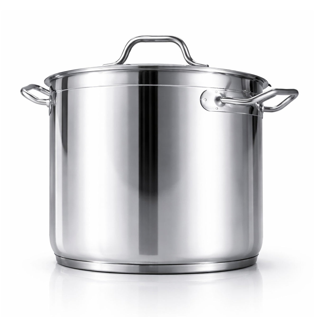 60 Qt Stainless Steel Stockpot with Lid S93857