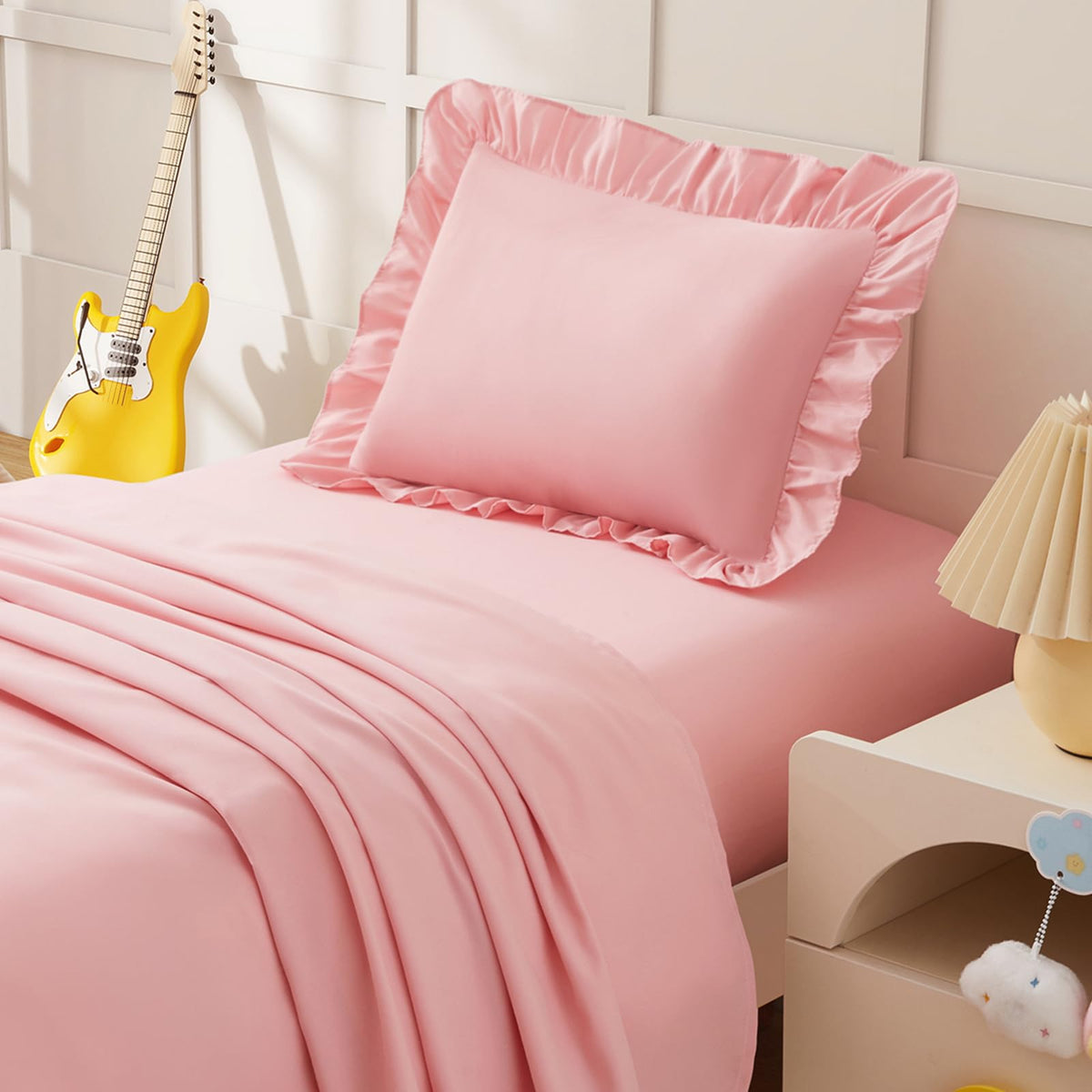 Light Pink Toddler Sheet Set Q438818