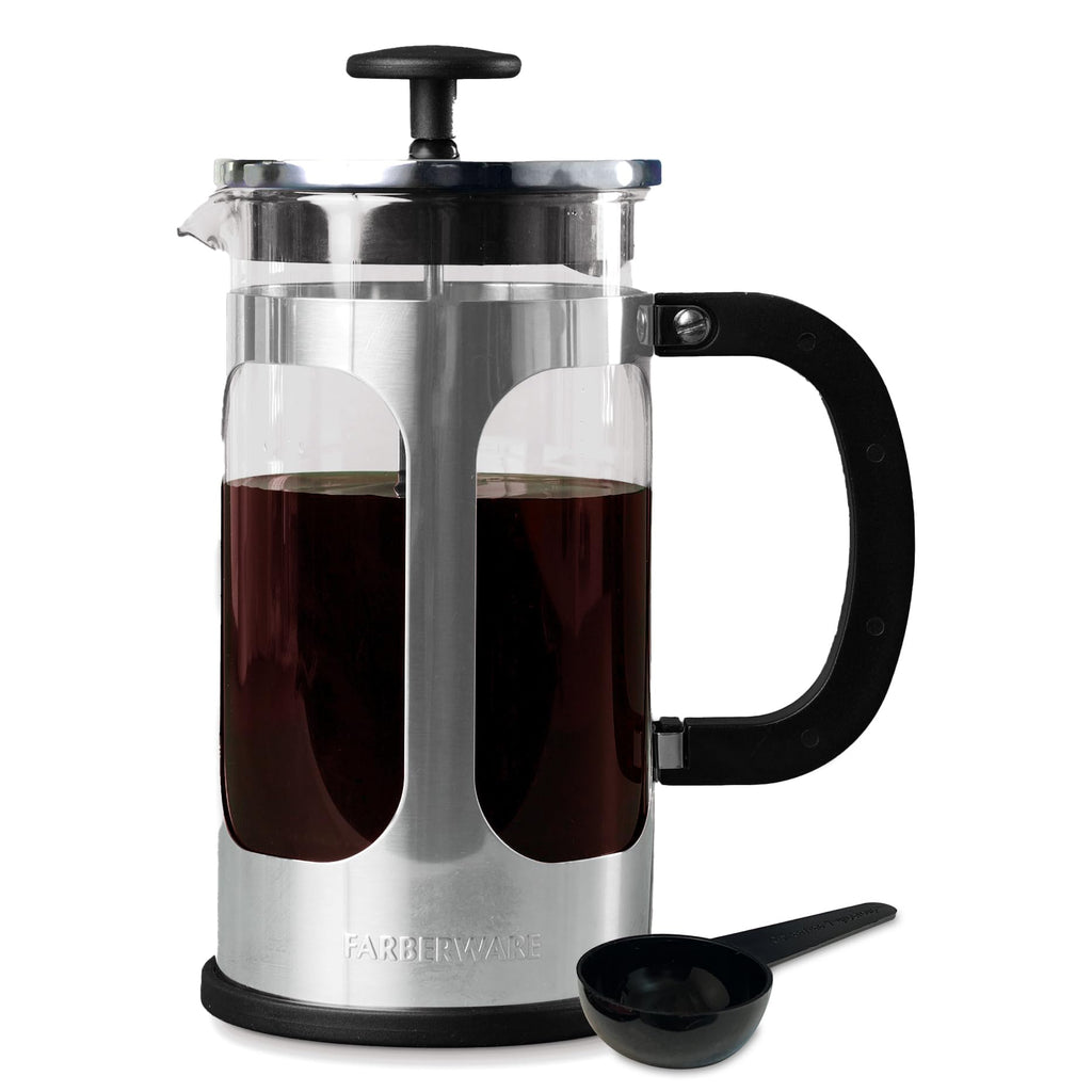 8 Cup Stainless Steel French Press Coffee Maker I557703