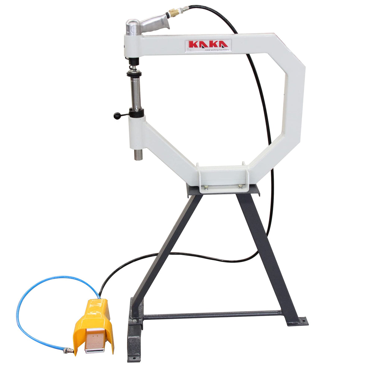 19.6" Throat Pneumatic Planishing Hammer with Steel Frame Stand & Foot Pedal B758506