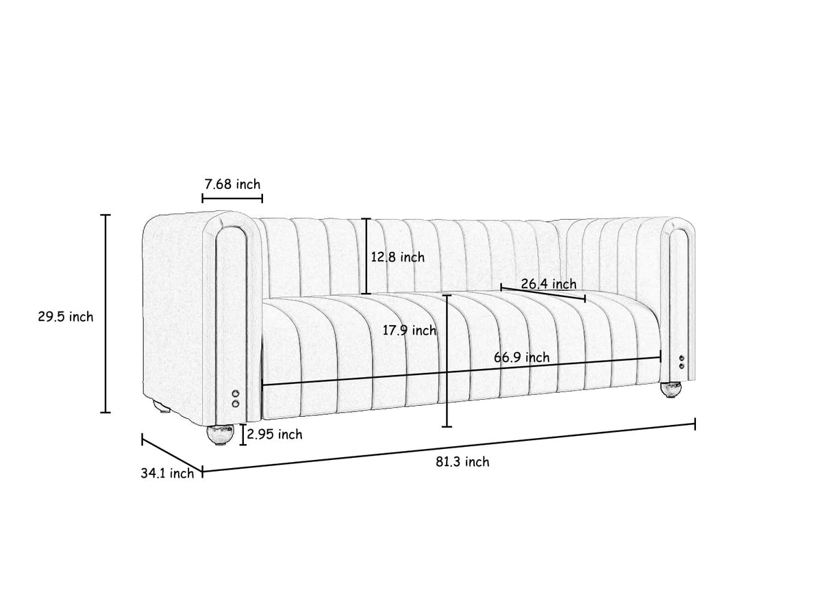 Green Velvet Curved Tufted Loveseat Sofa B990572