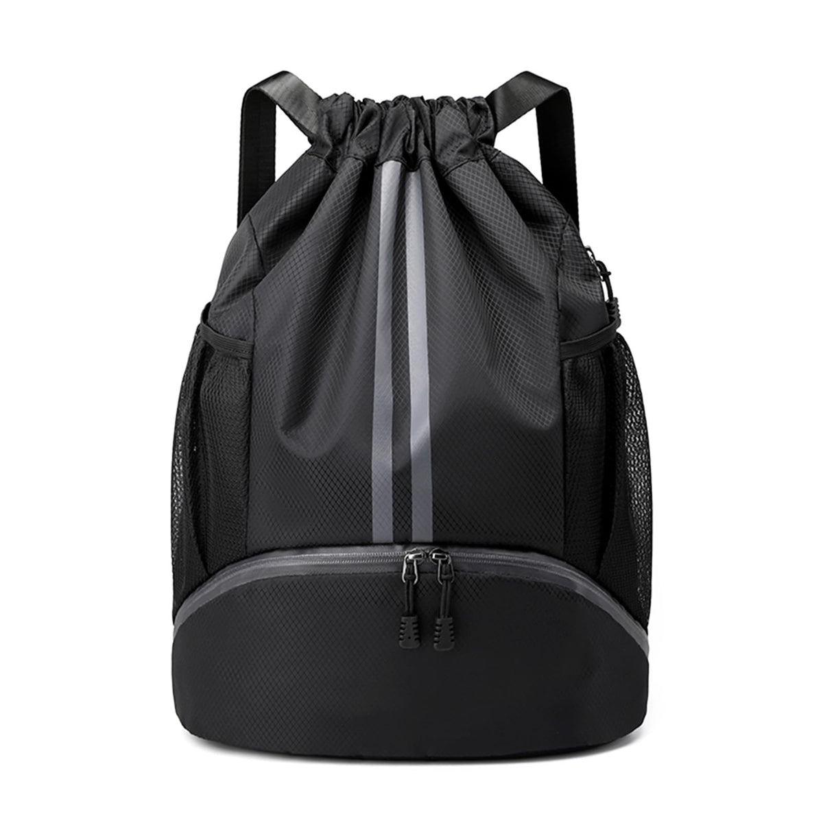 Drawstring Backpack Gym Bag with Shoes Compartment B250118
