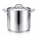 60 Qt Stainless Steel Stockpot with Lid S93857