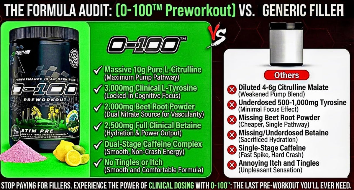 Citrus Tsunami Pre Workout Powder 40/20 Servings E57630