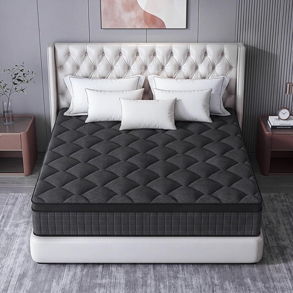 Queen 14 Inch Medium Firm Hybrid Mattress A281567