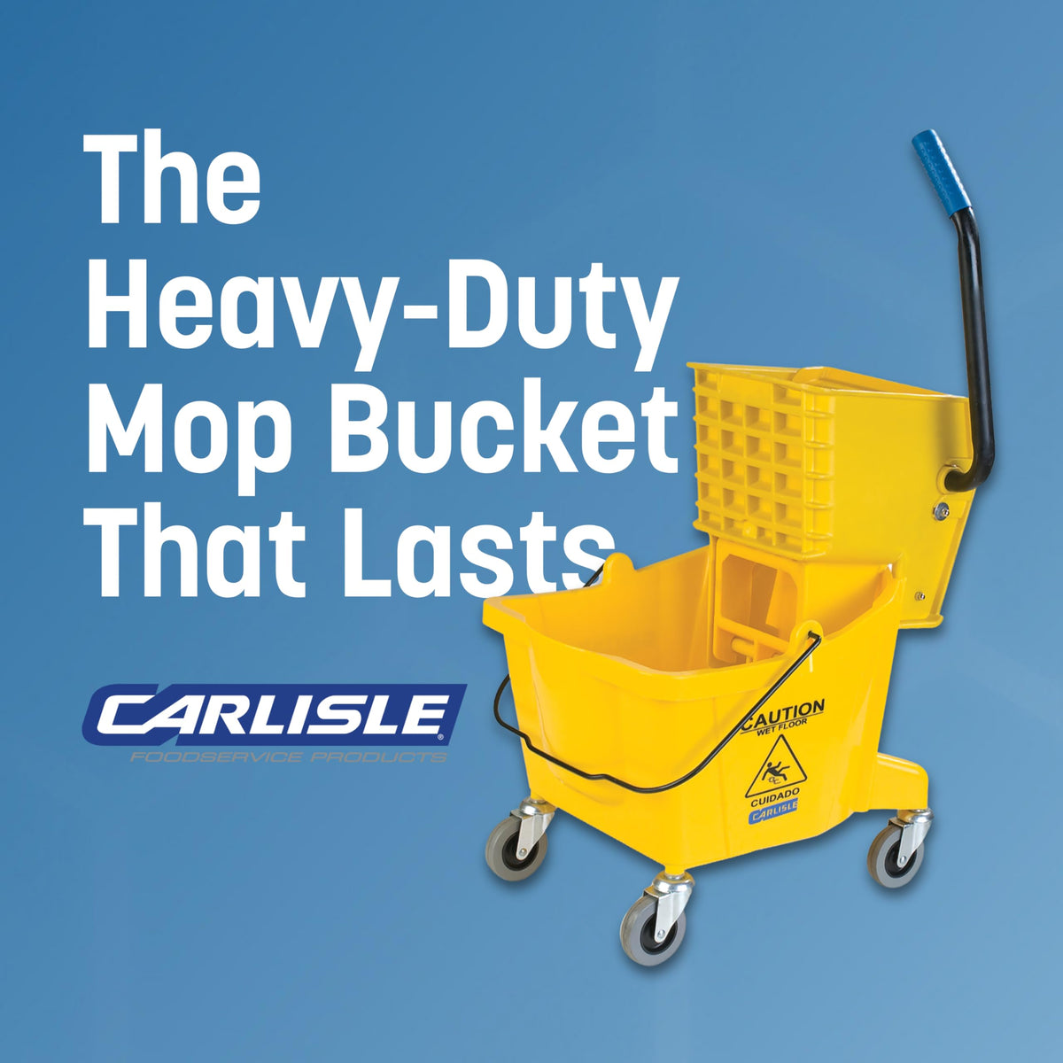 26 Qt Mop Bucket with Side Wringer R648