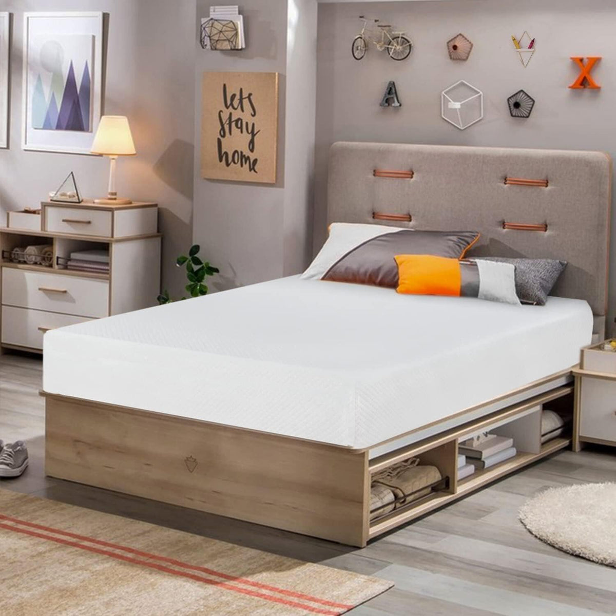 6 Inch Twin Gel Memory Foam Mattress C509