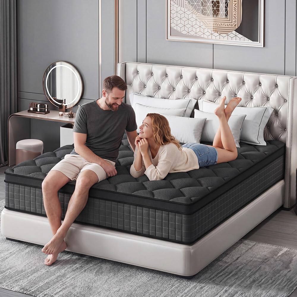 Queen 14 Inch Medium Firm Hybrid Mattress A281567