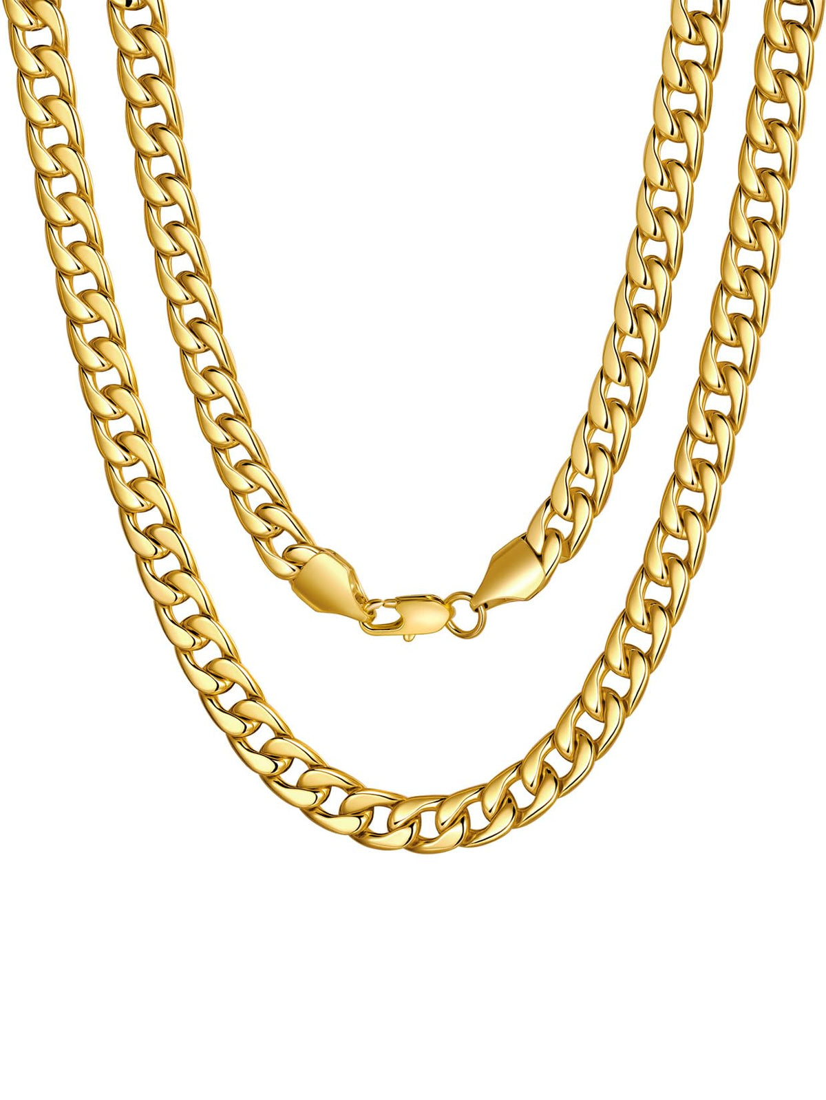 Cuban Link Chain Stainless Steel Necklace U8220
