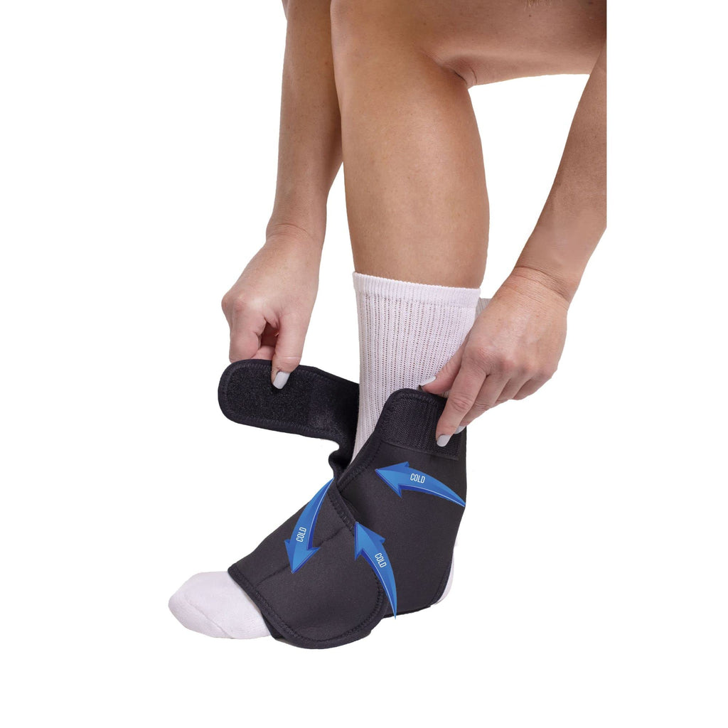 Ultra Light Short Full Shell Walking Boot + Ankle & Foot Reusable Ice Pack D697123