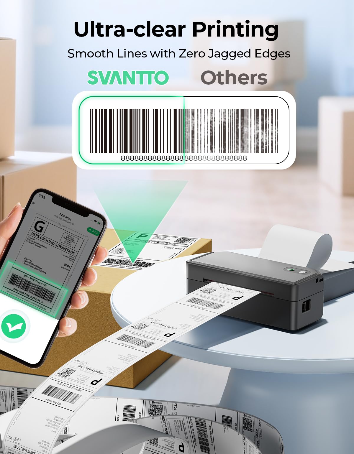Bluetooth Thermal Label Printer R787