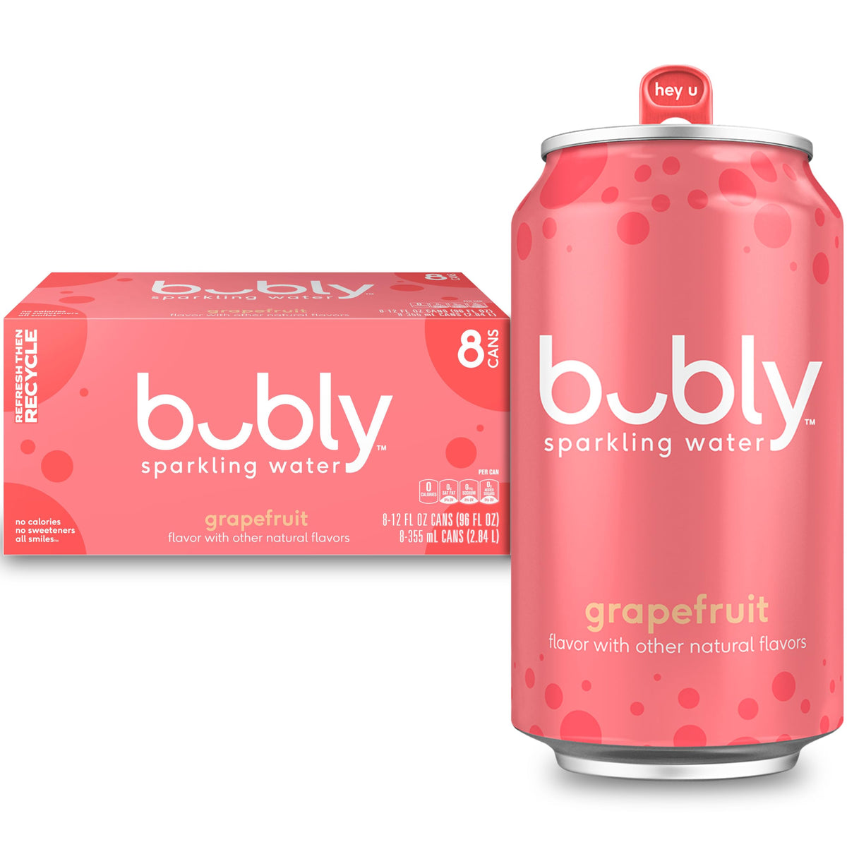 Grapefruit Sparkling Water 8 Pack 12 Fl Oz Cans Q588005