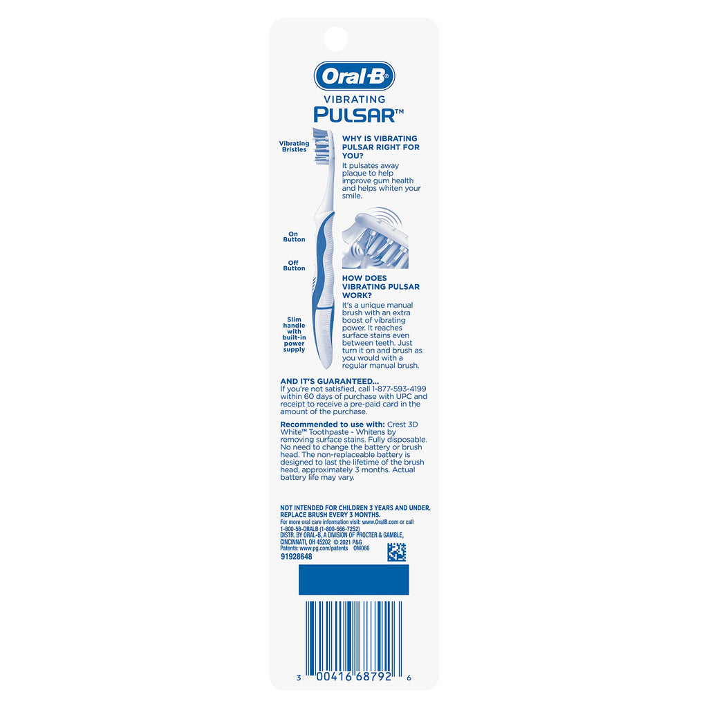 Battery Electric Toothbrushes 2 Count Soft F70104