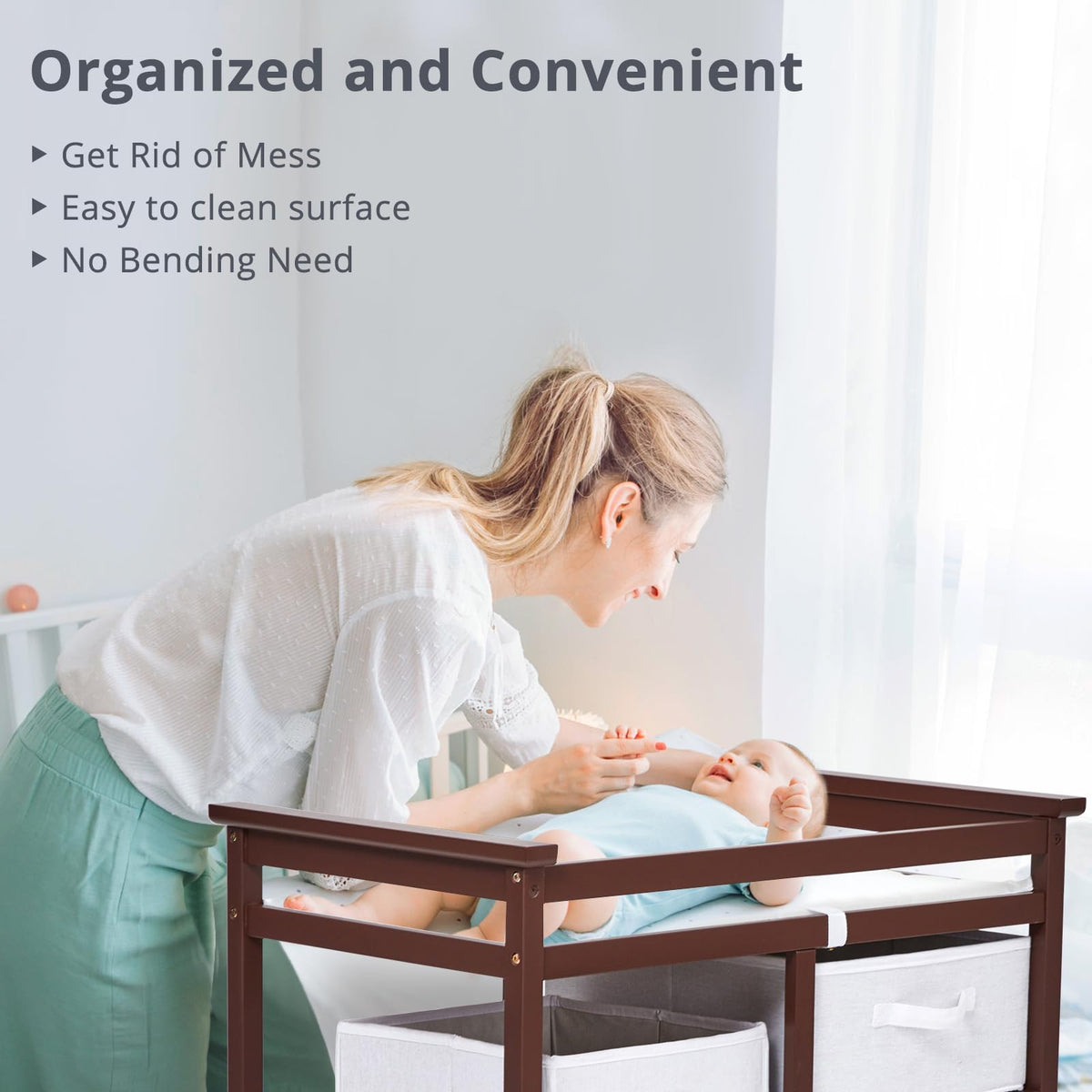 Wooden Baby Changing Table C994
