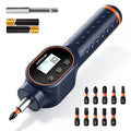 Digital Torque Screwdriver 1/4" Adjustable Set with Buzzer & Magnetic Bits U597429