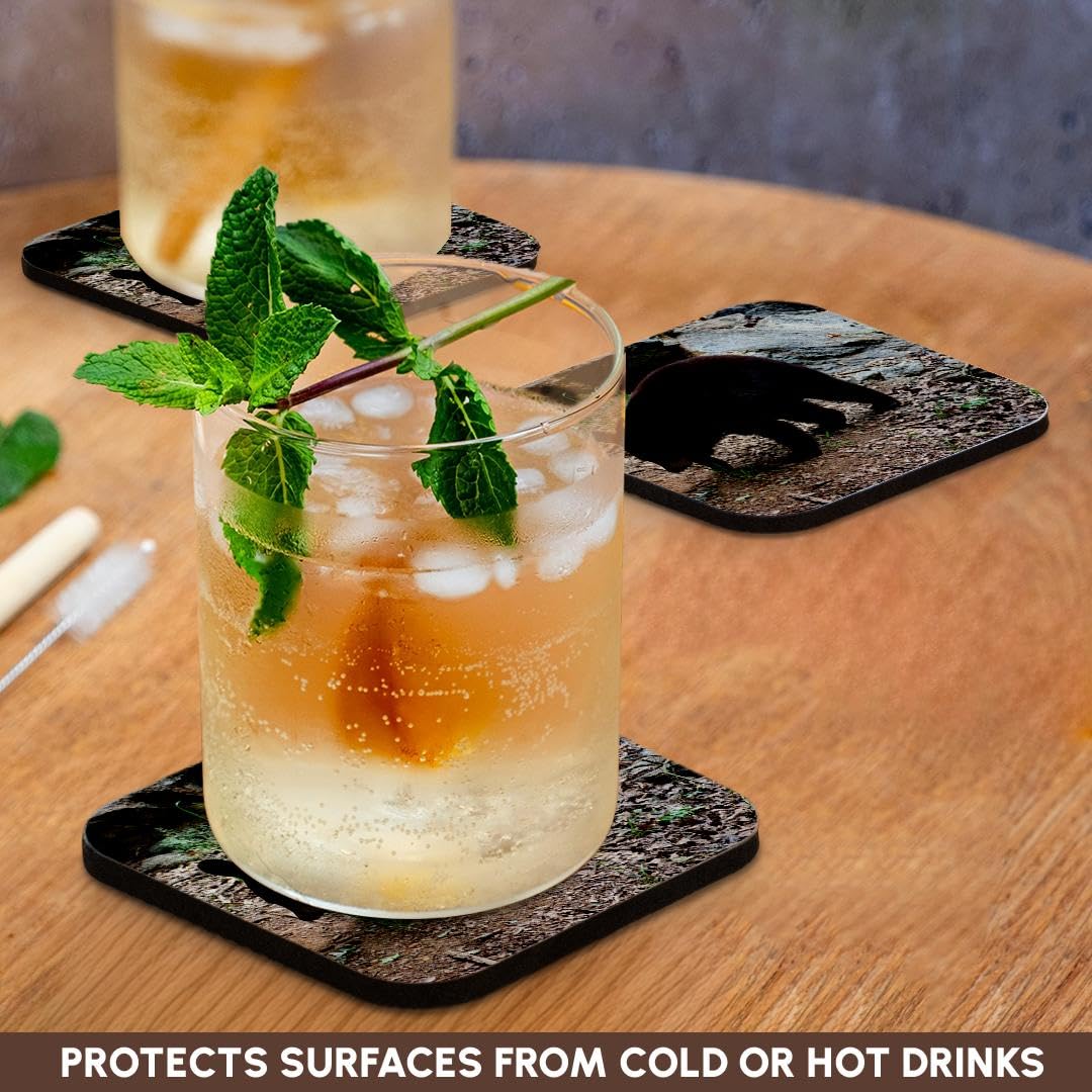 Set of 4 Soft Coasters Y101700