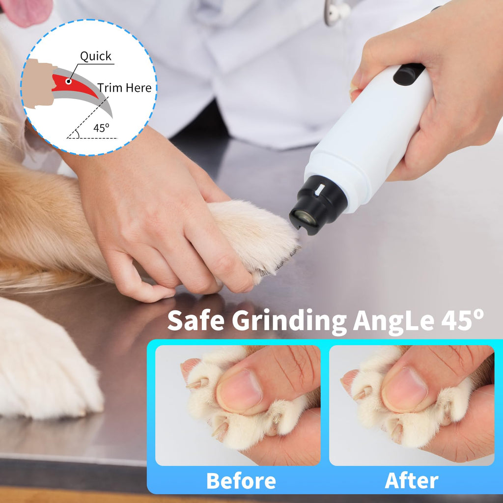2-Speed Electric Rechargeable Pet Nail Grinder R707
