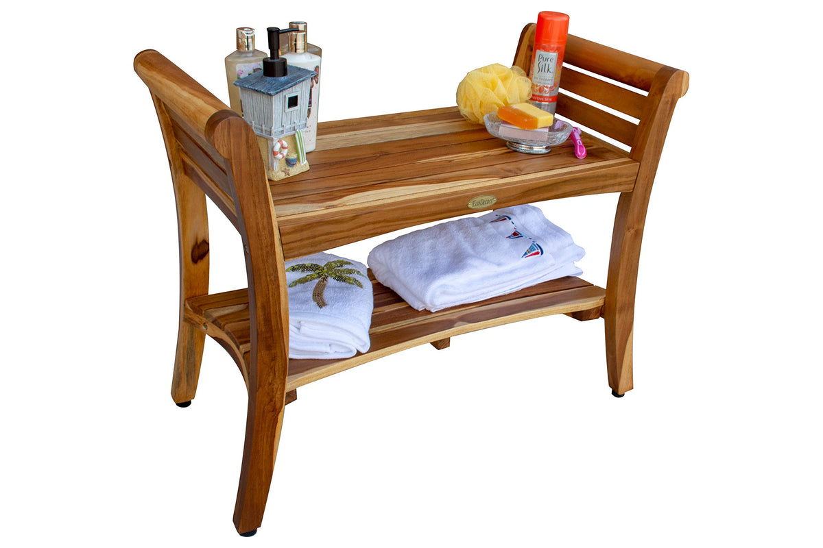 30-Inch Teak Shower Bench Y3642