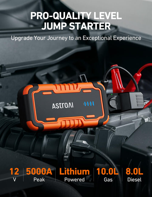 12V 5000A Lithium Car Jump Starter O188