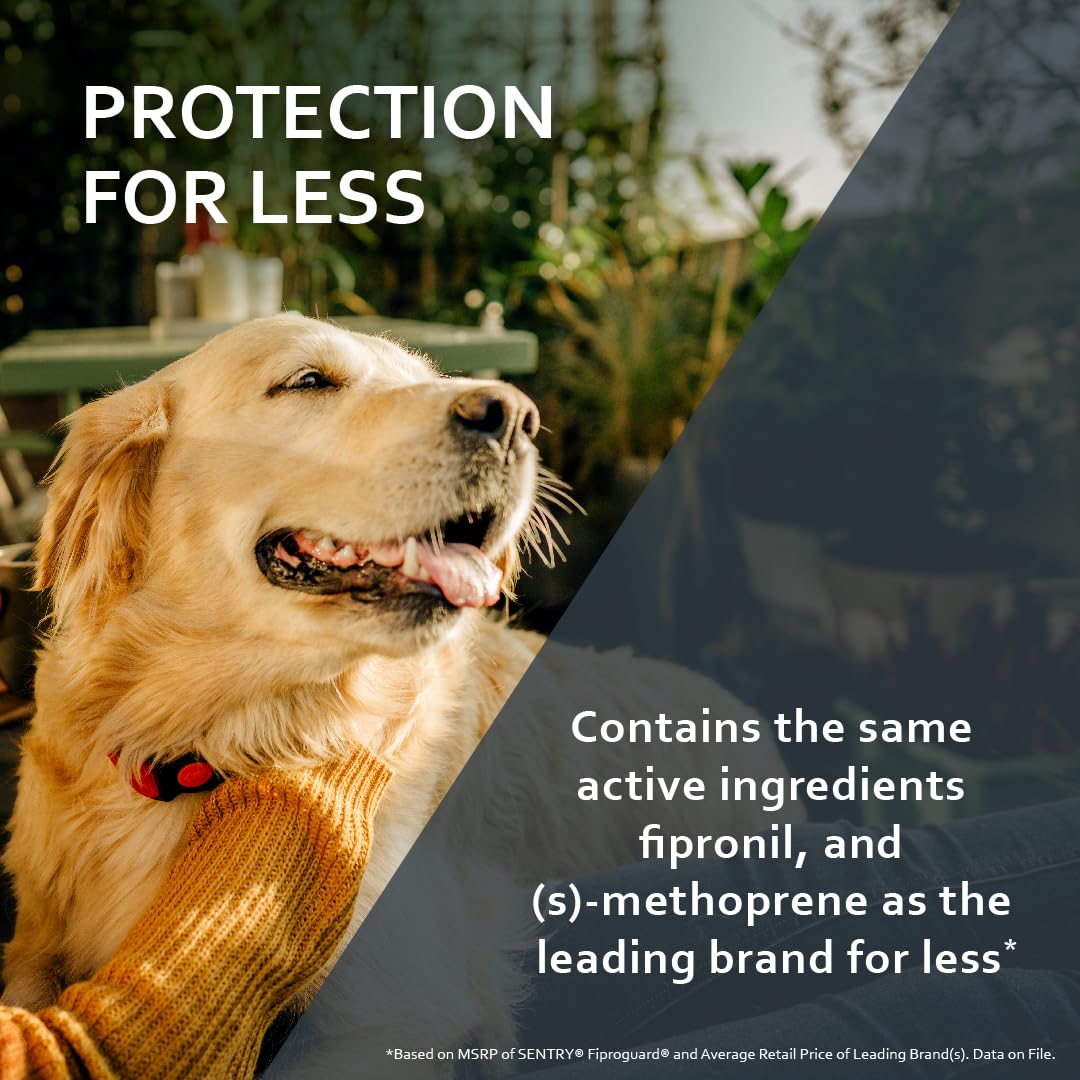 Flea and Tick Prevention for Dogs 23-44 Pounds 3 Month Supply Topical Flea Treatments Y239023